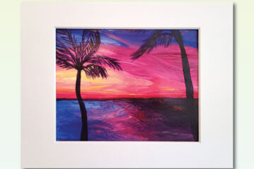 Pink Sunset - Val Walton - First State Craft Guild