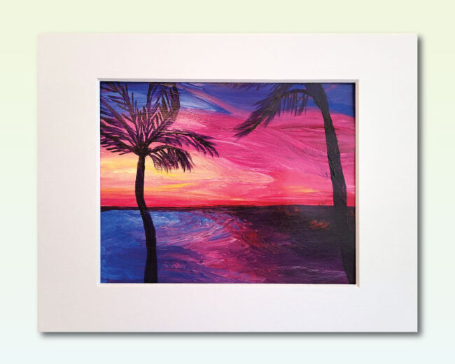 Pink Sunset - Val Walton - First State Craft Guild