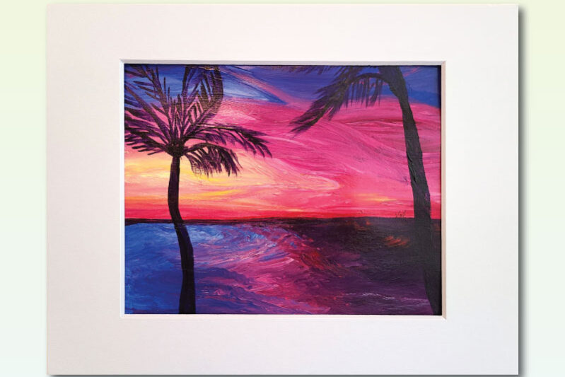 Pink Sunset - Val Walton - First State Craft Guild