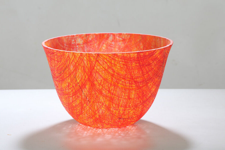 Orange Filigree - Marcie Tauber - First State Craft Guild
