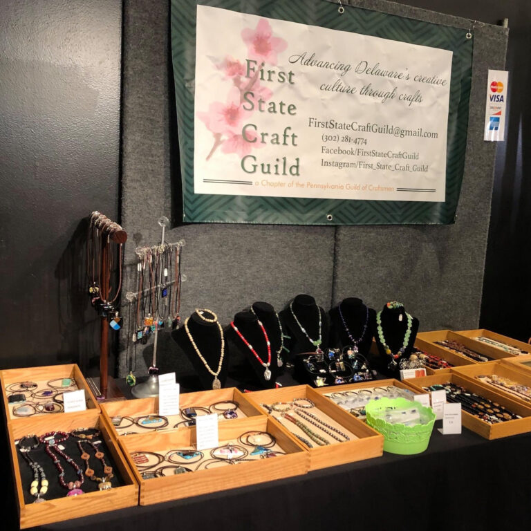 Fine Craft Fair - First State Craft Guild Booth - First State Craft Guild